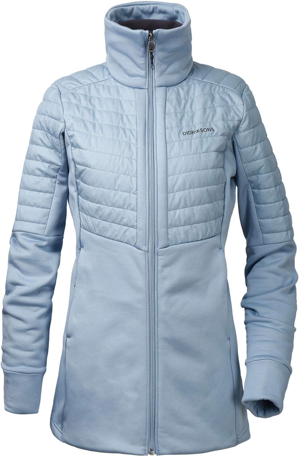 Didriksons Damen Hybridjacke Jacke Mela WNS JKT atmungsaktiv elastisch 36 Wolkenblau 385., 36 Wolken