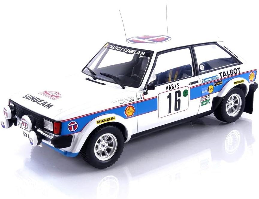 Ixo 18RMC095A Miniaturauto aus der Kollektion, Weiss/Blau