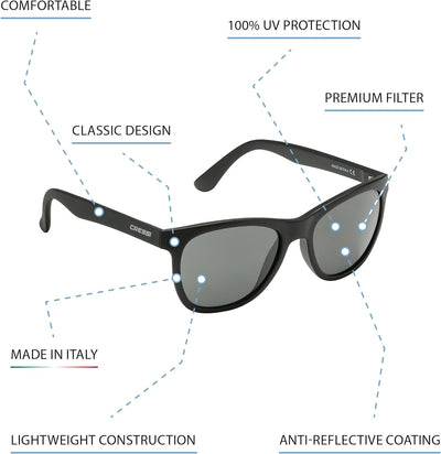 Cressi Italienisch-Sonnenbrille-Qualität - Verschiedene Modelle / Farben - Polarized / Anti-Glare mi