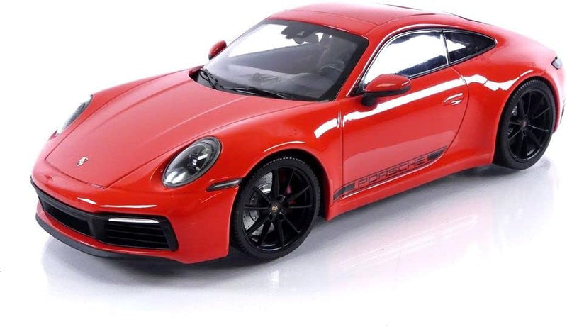 Minichamps 155067327 1:18 Porsche 911 Carrera 4S-2019-Orange Sammlerstück Miniaturauto, orange