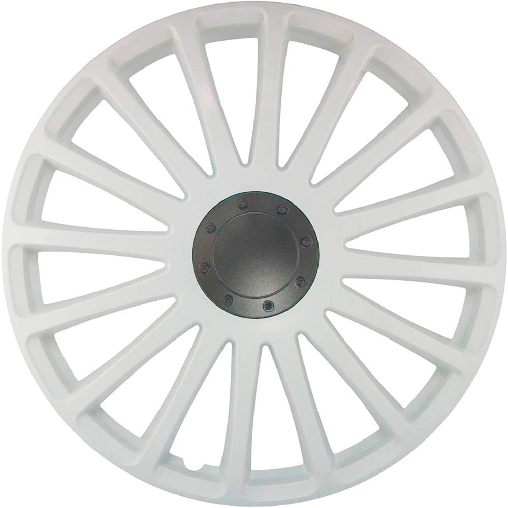 Satz J-Tec Radzierblenden Grand Prix 14-Zoll Weiss Weiss 14-Zoll, Weiss 14-Zoll