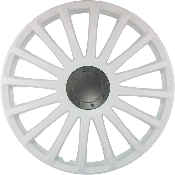 Satz J-Tec Radzierblenden Grand Prix 14-Zoll Weiss Weiss 14-Zoll, Weiss 14-Zoll