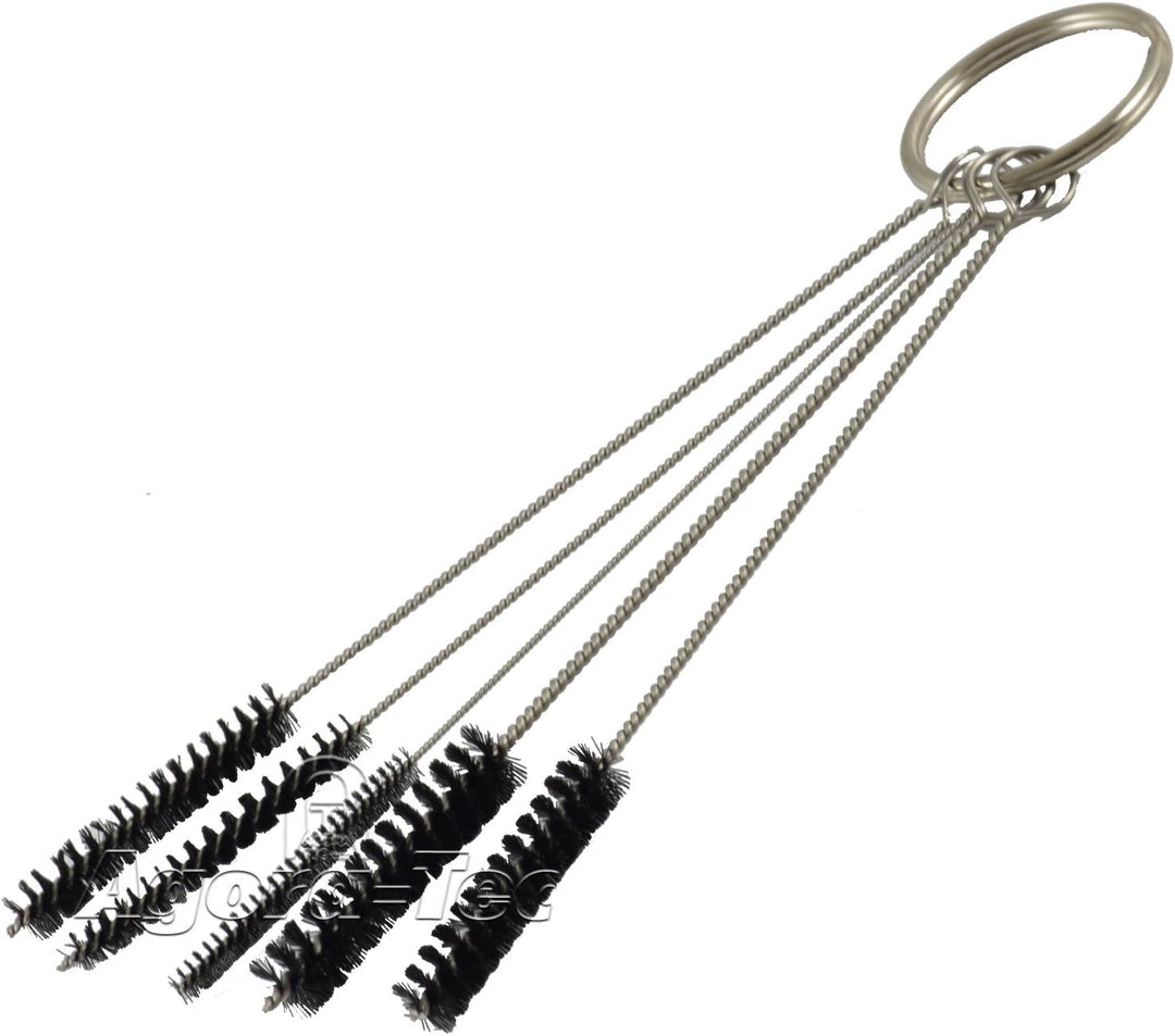 Agora-Tec® AT- Airbrush-CLEAN-Reinigungs Zubehör-Set bestehend aus Cleaning Pot, 5 Reinigungsbürsten