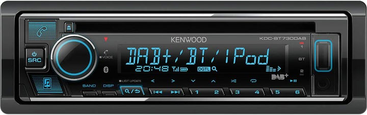 Kenwood KDC-BT730DAB CD-Receiver mit integriertem Bluetooth und DAB+ Radio