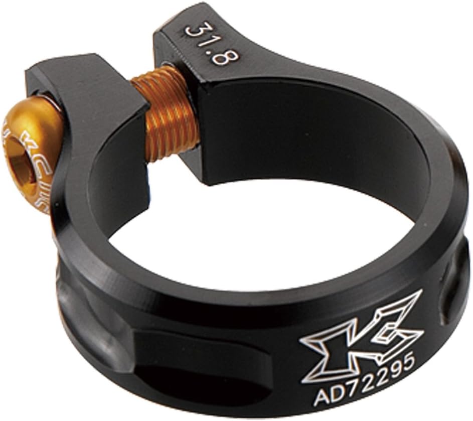 KCNC SC11 Sattelklemme 31,8 mm Schwarz, Schwarz