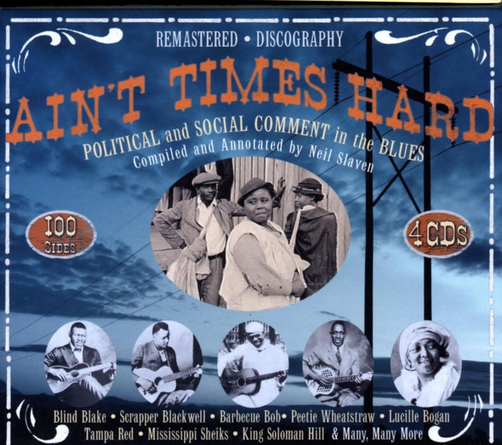Ain't Times Hard.Political & Social Comment, Audio-CD