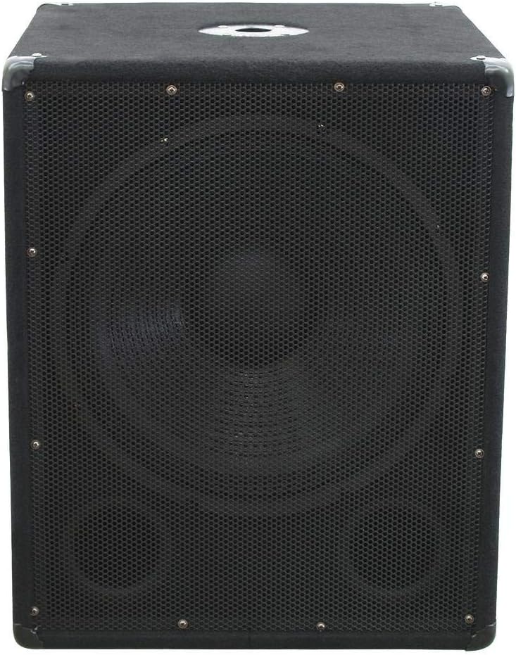 Omnitronic BX-1550 Subwoofer 800W | 15" Subwoofer mit 800 Watt Leistung | Druckvolle Bass-Unterstütz