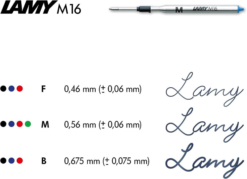 LAMY accent Kugelschreiber 298 – Kuli mit schwarzem Brilliant Lack-Finish und austauschbarem Schwarz