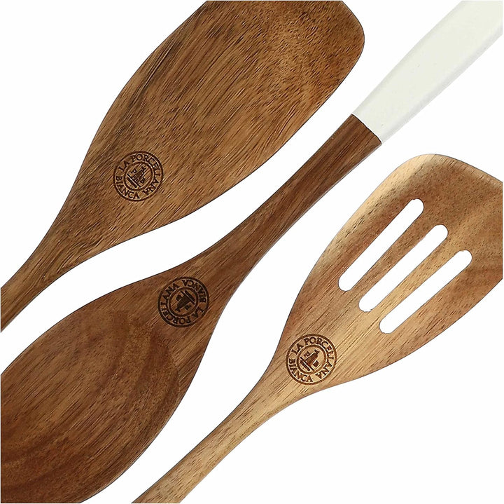 LA PORCELLANA Weiss - Werkzeugset 30,5 x 6 x 1,5 cm Libeccio