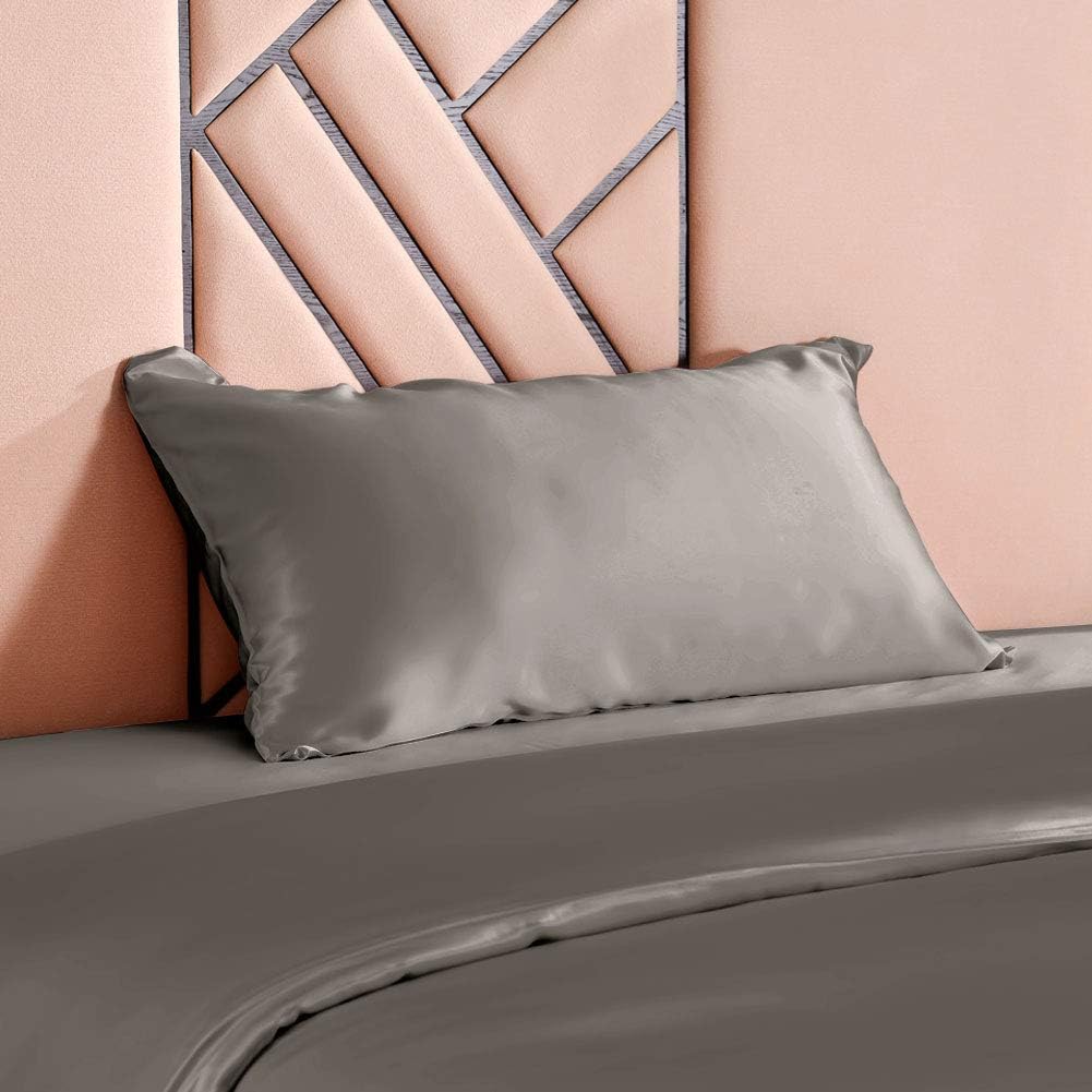 THXSILK Luxus 100% 19 Momme Seide Kissenbezug Kissenhülle mit Reissverschluss - Seide Kissen Bezug -