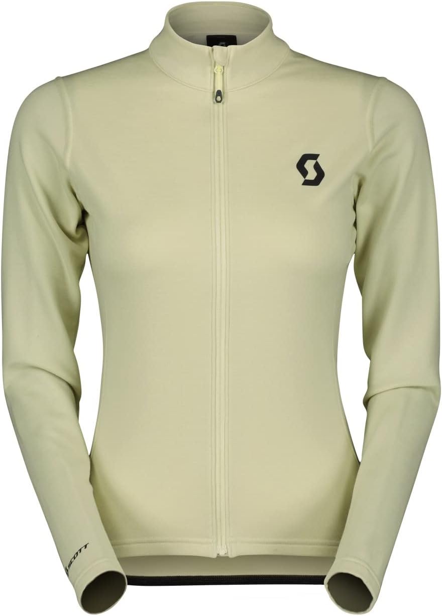 Scott Gravel Warm Merino Winter Damen Fahrrad Trikot lang gelb 2023: Grösse: S (36/38)