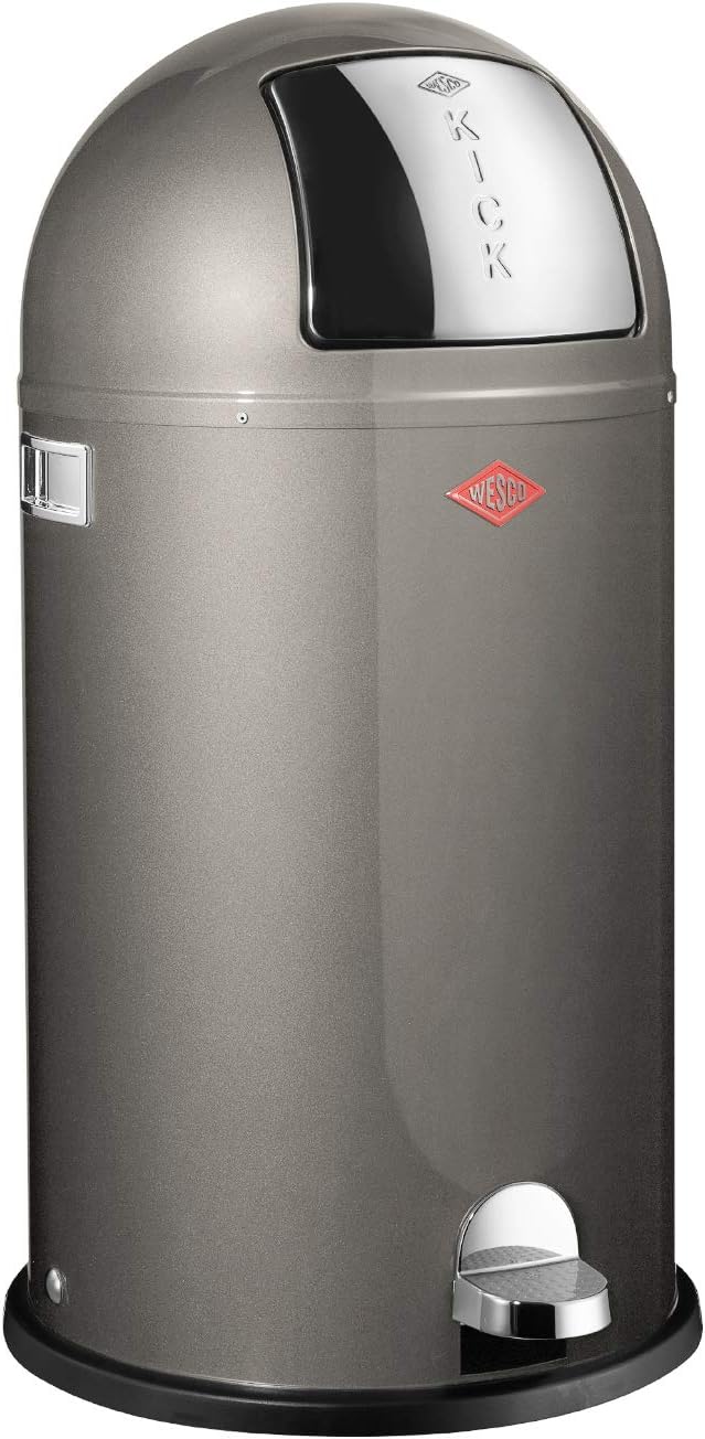 WESCO 2522 Kickboy Abfallsammler Metall Graphit 40 L