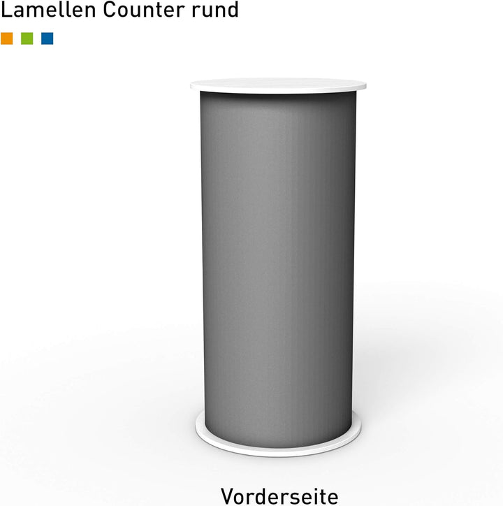 Lamellen Counter | ✓ Lamellentheke | ✓ Messetheke | ✓ Promotiontheke | ✓ Verkaufstheke von Vispronet