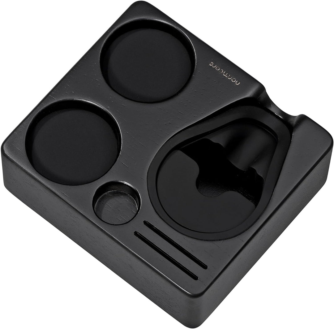 Normcore Tampermatte aus Schwarze Oak, Tamping Matte aus Eichen Schwarze Holz, Tamperstation 58mm 54