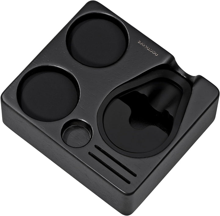 Normcore Tampermatte aus Schwarze Oak, Tamping Matte aus Eichen Schwarze Holz, Tamperstation 58mm 54