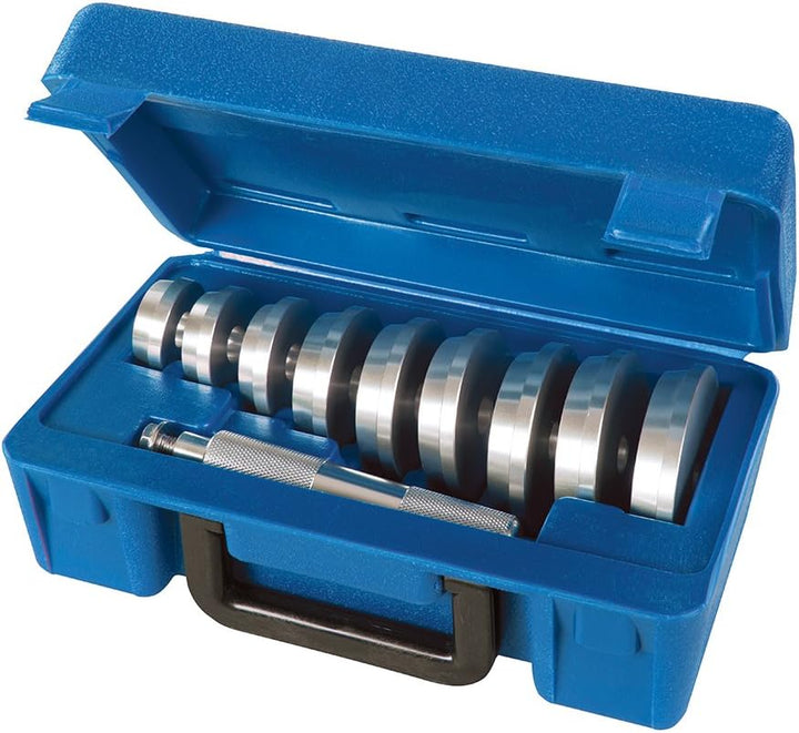 Silverline 486869 Lagertreiber, Silber, 40–81 mm, 10 - Teilig Satz