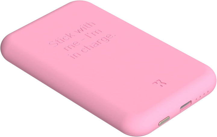 KREAFUNK toCHARGE Qi, Wireless Design-Powerbank Fresh Pink, Fresh Pink