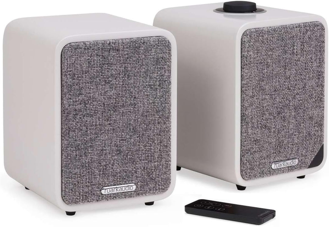 ruarkaudio MR1 MKII aktive Bluetooth-Lautsprecher, Paar, matt grau (soft grey)