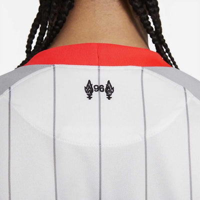 Nike Damen Lfc W Nk Stad Jsy Amx Unterhemd, Wei Laser Crimson/Wolfgrau/Schwarz, M EU
