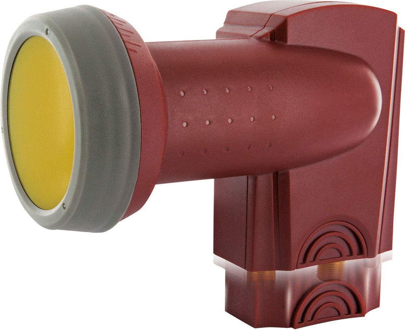 Schwaiger extrem hitzebeständig Sun Protect Twin-LNB Ziegelrot