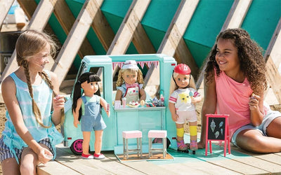 Our Generation 44487 OG (Ice Cream Truck Eiswagen, blau