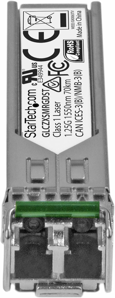 StarTech.com GLC-ZX-SM-RGD kompatibel SFP - Gigabit Fiber 1000Base-ZX SFP Transceiver Modul - SM LC