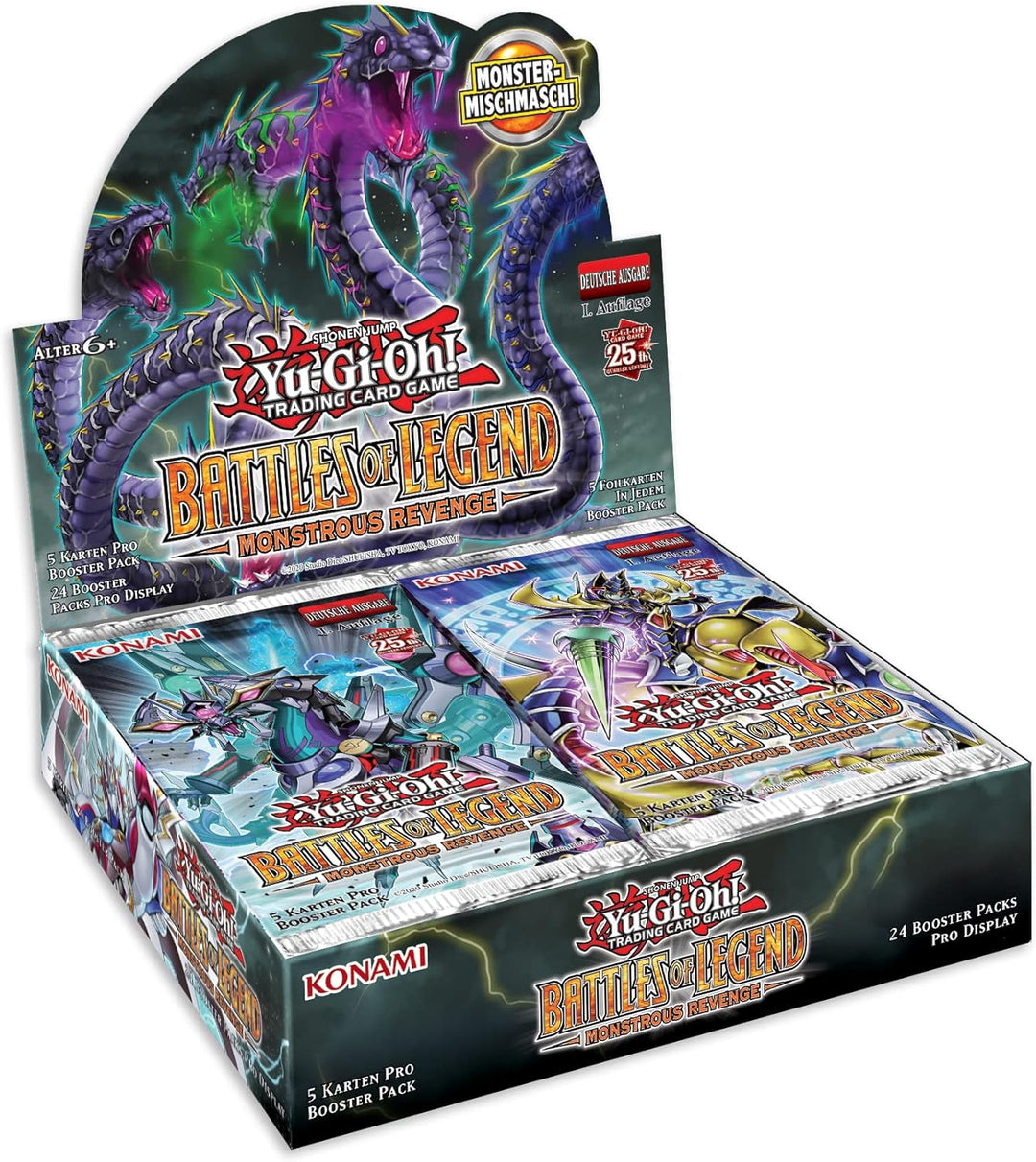 Yu-Gi-Oh! TRADING CARD GAME Battles of Legend – Monstrous Revenge Display – 1. Auflage, Deutsche Aus