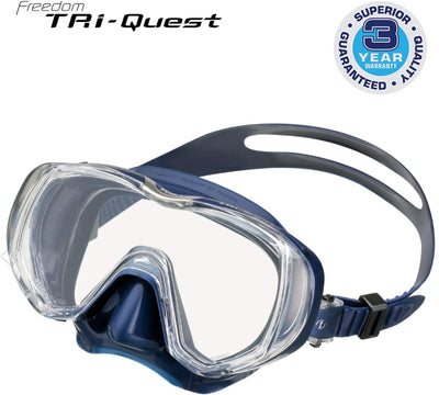 TUSA Freedom Tri-Quest - tauchmaske schnorchelmaske erwachsene profi silikon (M3001)