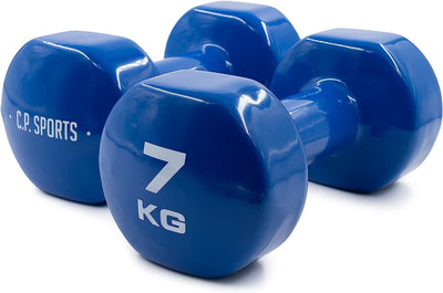 C.P.Sports Gymnastikhanteln | Kurzhanteln 2er Set - Gewichte von 0,5kg bis 12kg | Hanteln/Dumbbells