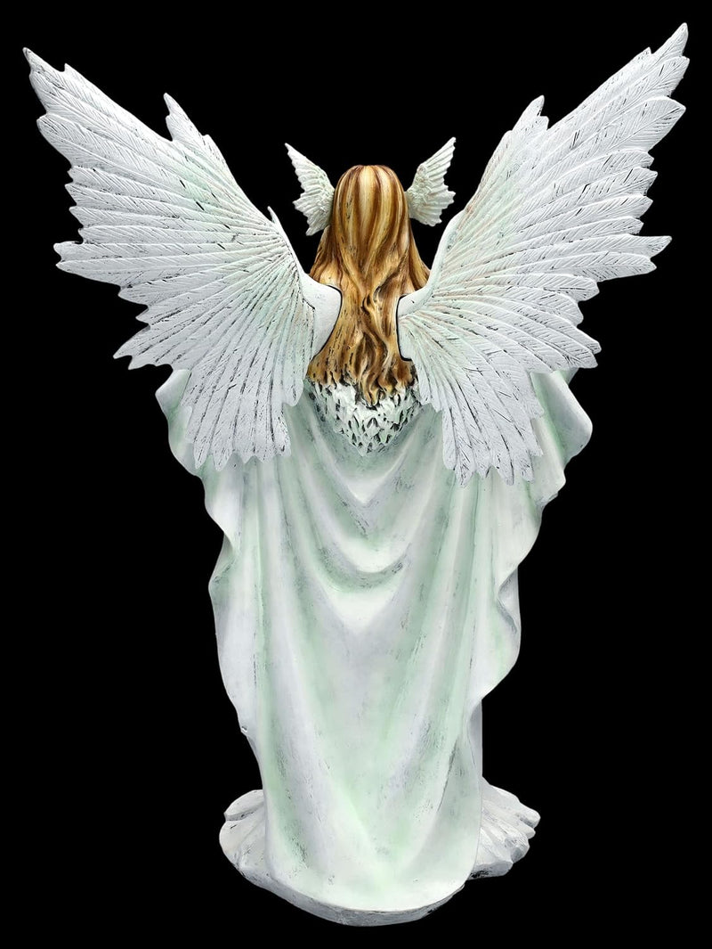 Engel Figur mit weissen Tauben Welcome to Heaven 43 cm | Statue