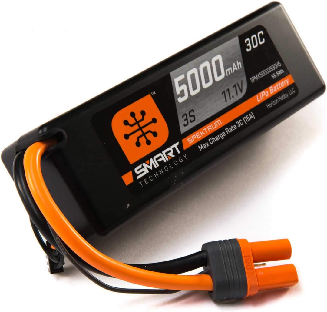 11,1 V 5000mAh 3S 30C Smart Hardcase LiPo-Akku: IC5