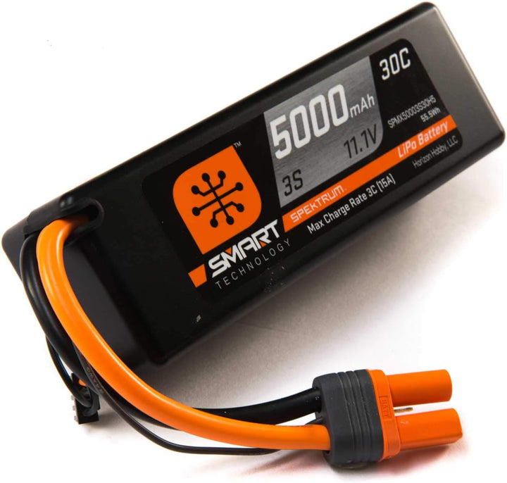 11,1 V 5000mAh 3S 30C Smart Hardcase LiPo-Akku: IC5