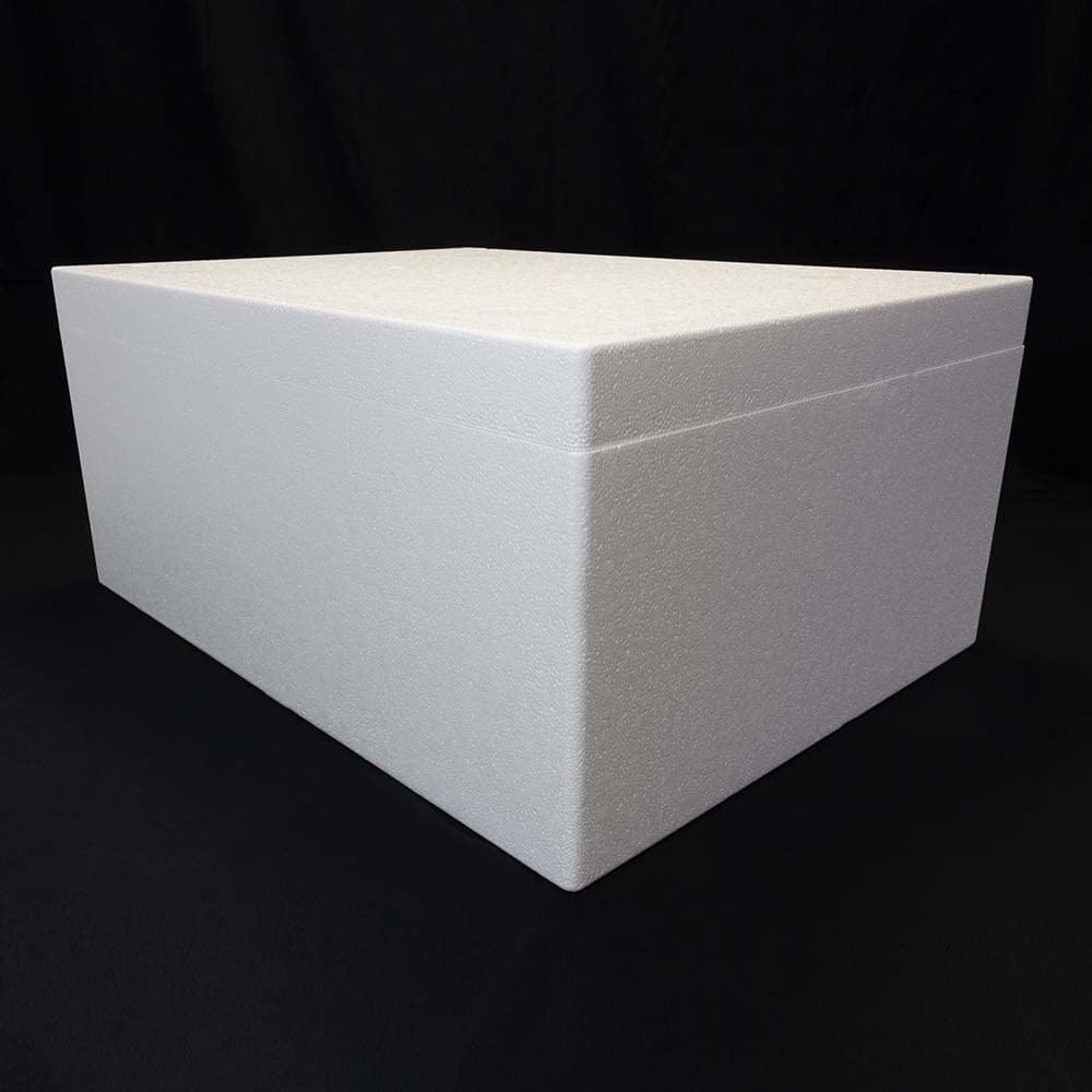 Styroporbox/Thermobox - 75,0 Liter - 79,0 x 59,0 x 36,0 cm/Wandstärke 6 cm - Styrobox