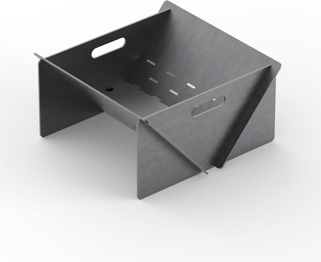 MATADA® Camping Feuerschale Feuerstelle Feuerkorb 40x40cm Outdoor Stecksystem