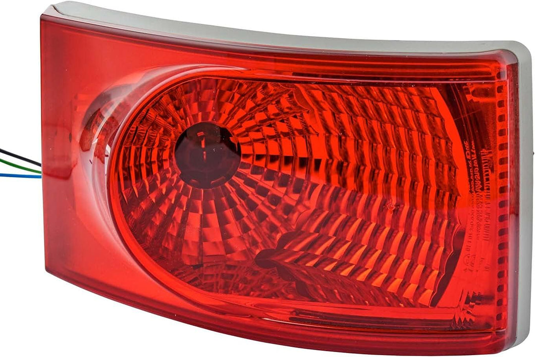 HELLA - Heckleuchte - Glühlampe - 24/12V - Einbau/Schraubanschluss - Lichtscheibenfarbe: rot - Steck