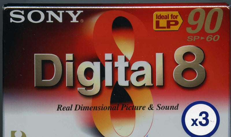 Sony Digital 8 Band (60min, 3-er pack)