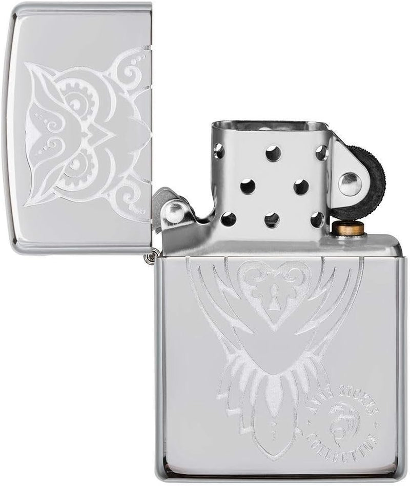 Zippo - Anne Stokes Collection - High Polish Chrome, Lustre - Sturmfeuerzeug, befüllbar, in hochwert