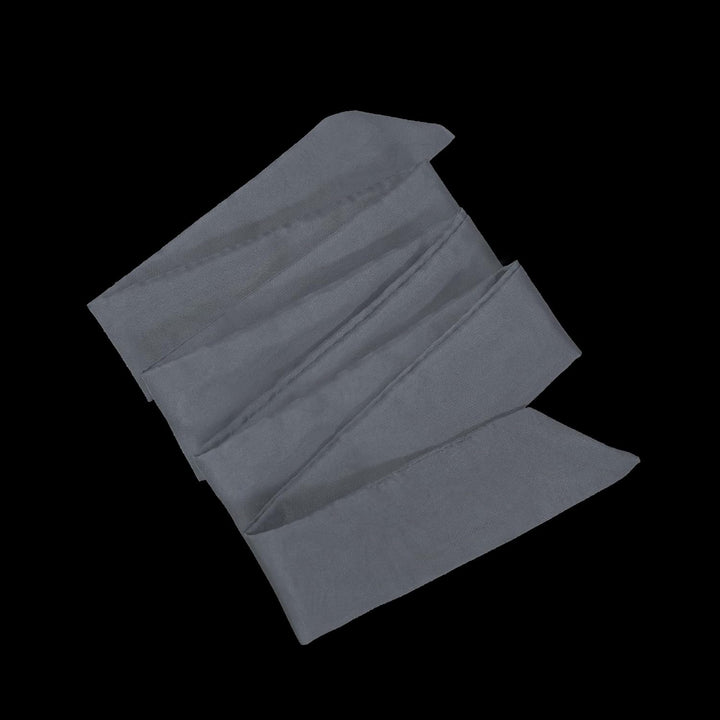 ESLIR Gardinen mit Ösen Vorhänge Transparent Wohnzimmer Ösenschal Modern Bestickt Voile Grau BxH BxH