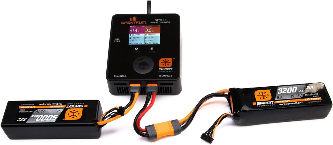 11,1 V 5000mAh 3S 30C Smart Hardcase LiPo-Akku: IC5