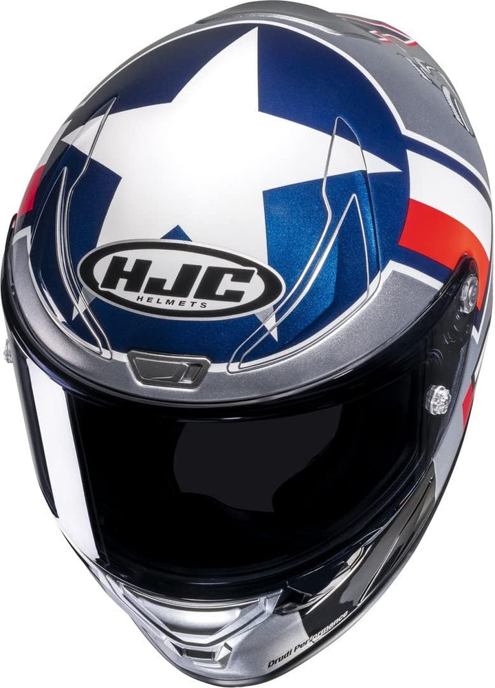 HJC RPHA 1 Ben Spies Silverstar MC21 Racing Helmet Motorradhelm Rennhelm FIM ECE 22.06, M