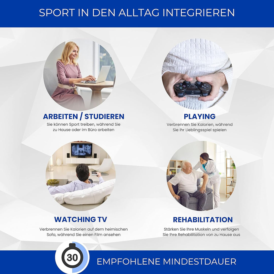 Mobiclinic® Fitness, Pedaltrainer, Camino, Trittgerät, Heimtrainer für Arme und Beine, Europäische M