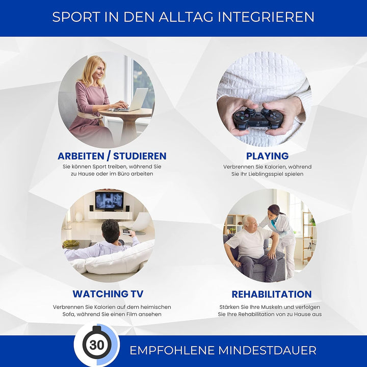 Mobiclinic® Fitness, Pedaltrainer, Camino, Trittgerät, Heimtrainer für Arme und Beine, Europäische M