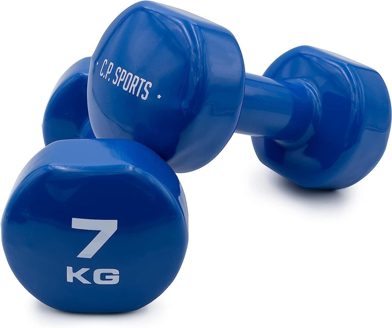 C.P.Sports Gymnastikhanteln | Kurzhanteln 2er Set - Gewichte von 0,5kg bis 12kg | Hanteln/Dumbbells