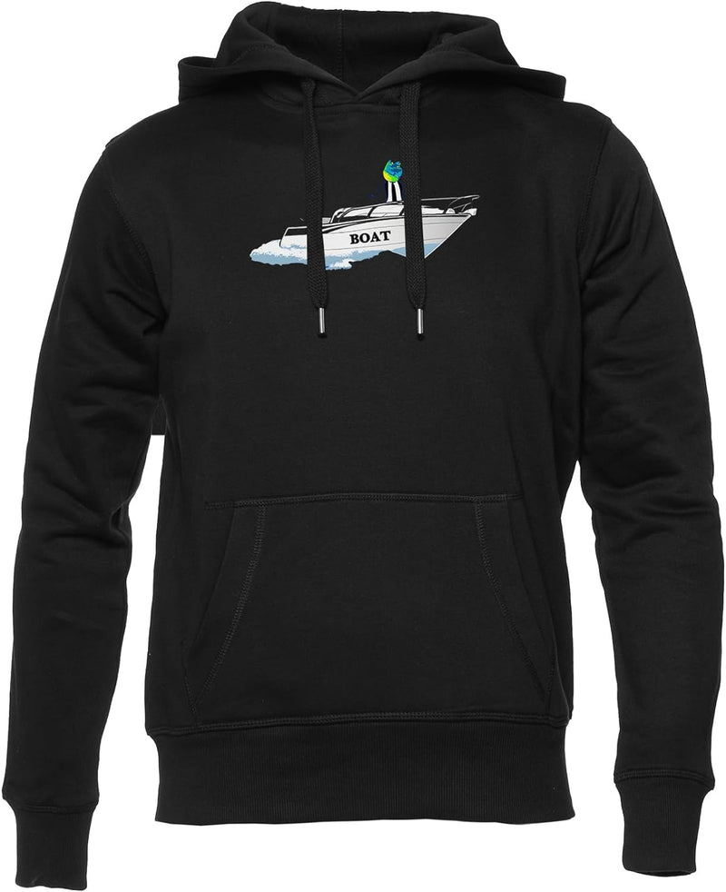 Generisch Martincitopants Boat Unisex Hoodie Herren Damen Schwarz Lange Ärmel Kapuzenpulli Men&