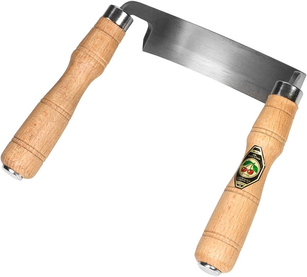 "KIRSCHEN" Werkzeuge 4017000 | Fassschaber mit 2 Holzgriffen 2 Griffe, 2 Griffe