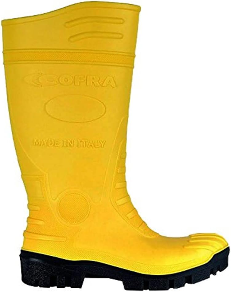 Cofra 00300-013.W42 TYPHOON YELLOW/BLACK S5 SRC Sicherheitsstiefel, Gelb/Schwarz, Grösse 42 42 EU Ye