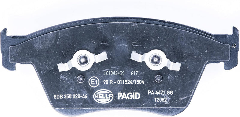 HELLA PAGID 8DB 355 020-441 Bremsbelagsatz - T2082 - Bremssystem: Teves - mit integriertem Verschlei