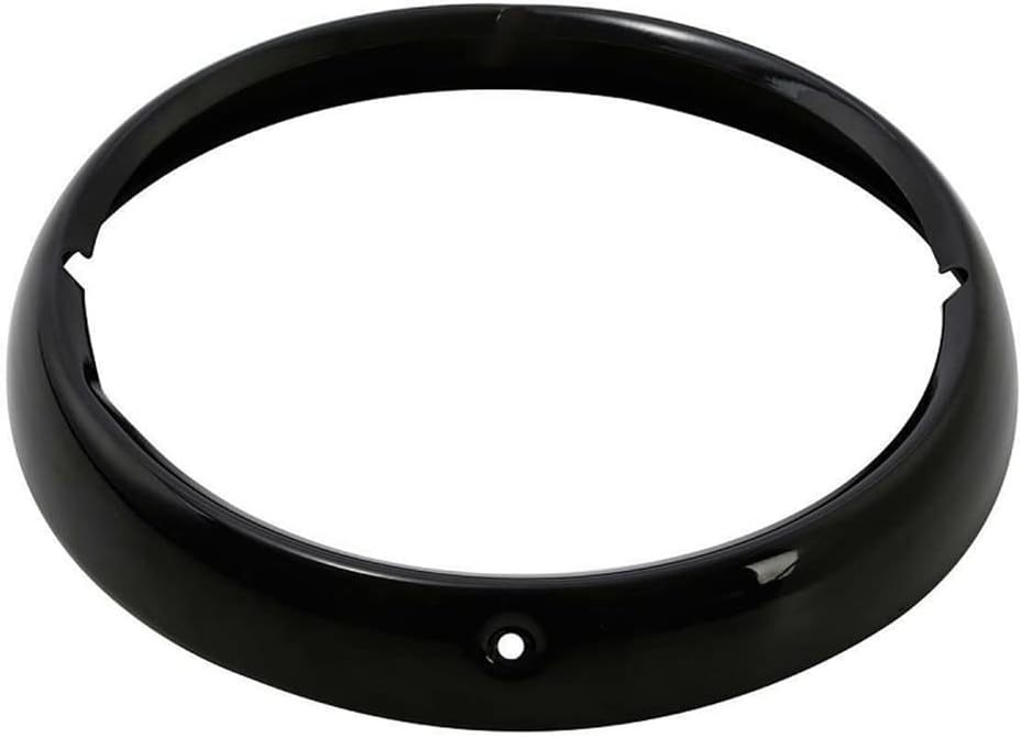 Motorrad Scheinwerfer Lampe Trimmring Abdeckung, TOTMOX 7'' ABS Kunststoff Scheinwerfer Trimmring Ri
