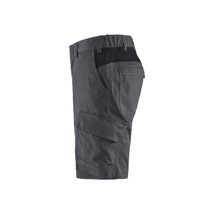 Blaklader 144618329699C62 Industrie Stretch Shorts, Mittelgrau/Schwarz, Grösse C62 Mittelgrau, Schwa