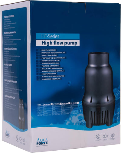 AquaForte HighFlow 30.000 Teichpumpe, 225 Watt, Max. Fördermenge 30 m3 pro Stunde, Förderhöhe 3,5 m,